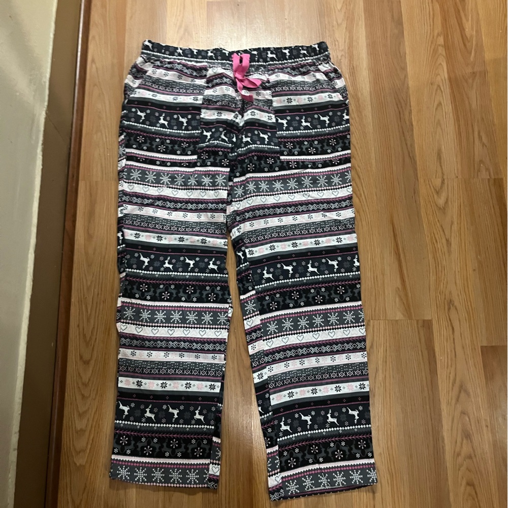Cozy Pajamas with Reindeer Pattern